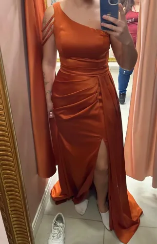 Vestido terracota tamanho M