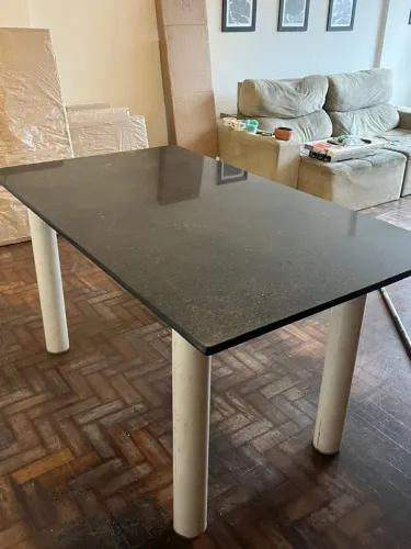 Tampo de mesa de granito + suporte