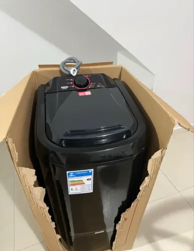 Tanquinho de lavar roupas preto 10kg