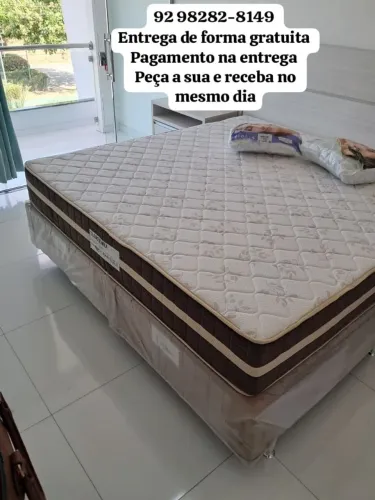 Cama super king na promoção