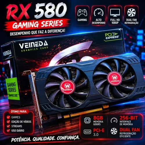 RX 580 8GB DUAL FANS
