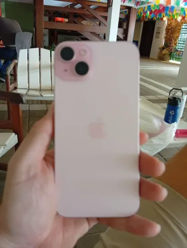 IPHONE 15 PLUS 256GB ROSA - o mais no o do Brasil
