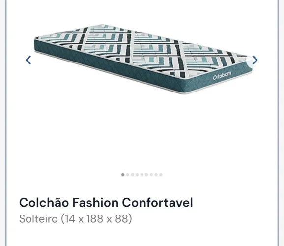 Cama infantil com auxiliar e 1 colchão ortobom pro saude solteiro