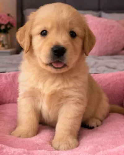 Filhote de Golden Retriever Que Vai Trazer Novos Momentos de Alegria
