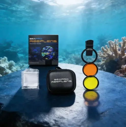 Lente Filtro Para Celular Seapro Reeflens Aquário Marinho <br><br> <br>