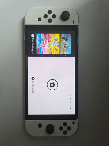 Nintendo Switch OLED Desbloqueado 256gb COMPLETO