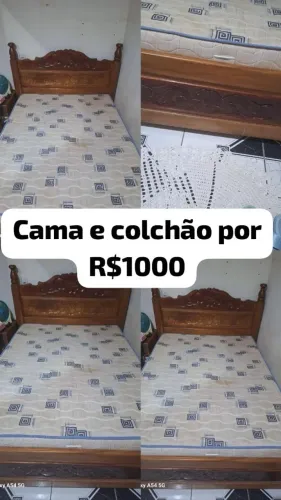 Cama com colchão