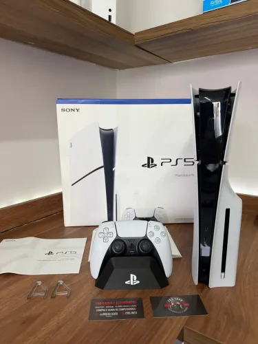 PS5 Slim Mídia Física 1TB SSD (completo)