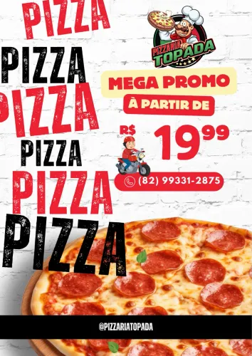 Pizza saborosa a partir de 19,99 ?