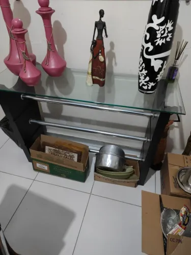 Aparador pra sala de jantar de vidro
