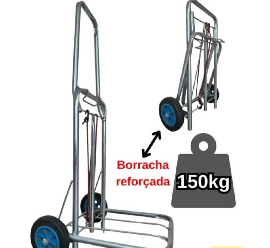 Carrinho de mão dobrável bagagem