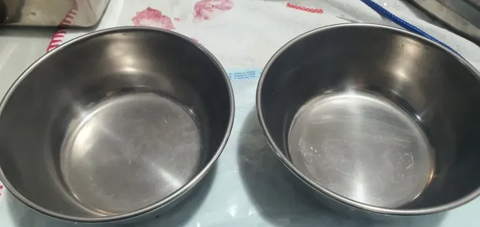 Cubetas de inox grande para esterelizacao
