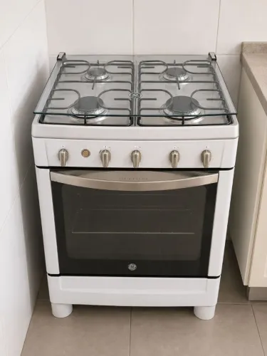 Fogão GE 4 Bocas Branco com Acendimento Automático