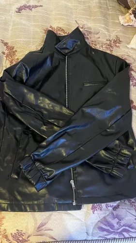 Jaqueta preta masculina