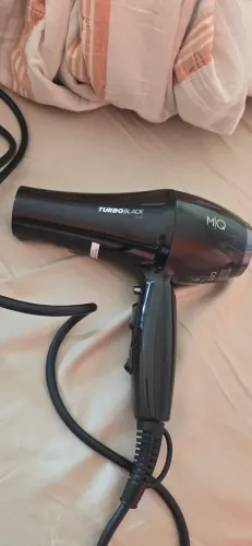 SECADOR DE CABELO TURBO BLACK ION MQ PROFESSIONAL