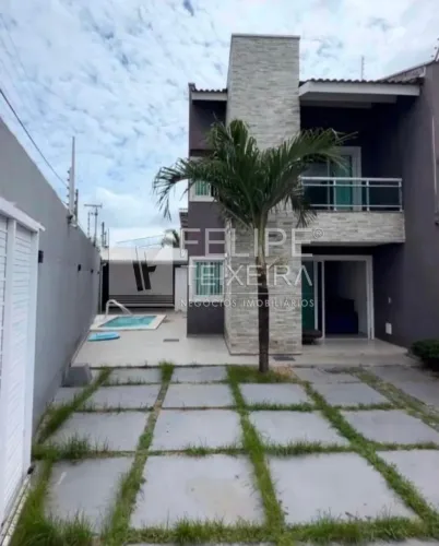 Casa Duplex para Venda em Eusébio, Tamatanduba, 4 dormitórios, 4 suítes, 4 banheiros, 3 va
