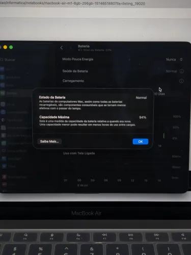 Macbook Air M1 NOVO