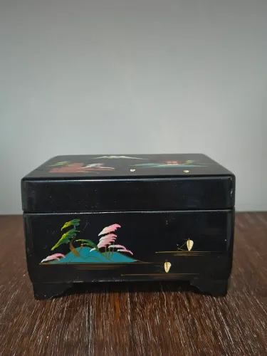 Antiga Caixa de Música e Porta-Joias Jatic S/A