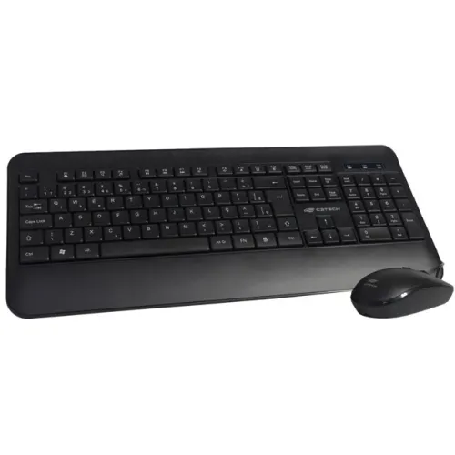 Kit Teclado e Mouse C3Tech KT-200BK - WZetta