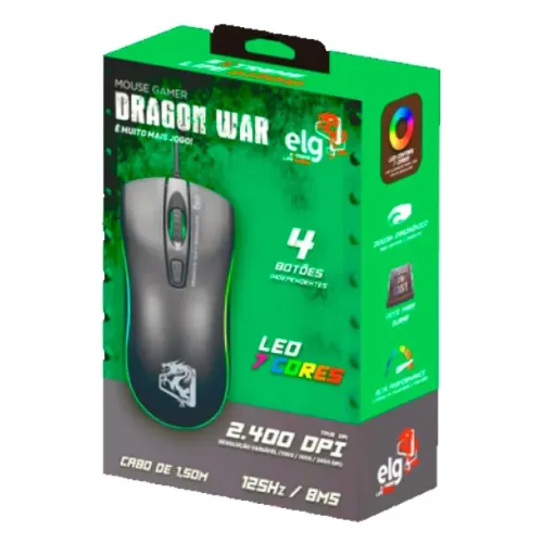 Mouse Gamer Dragon War | A Pronta Entrega - Enviamos via OLXPAY | Custo-Benefício