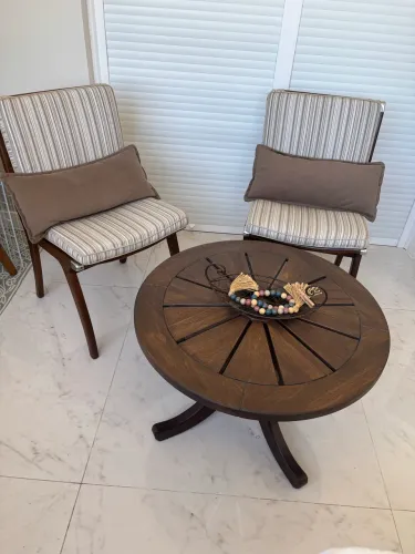 Kit mesa e 02 poltronas Sierra Móveis