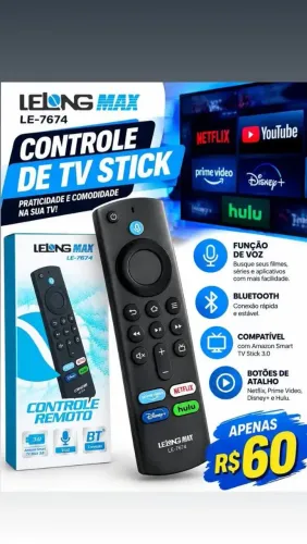 Controle remoto TV STICK