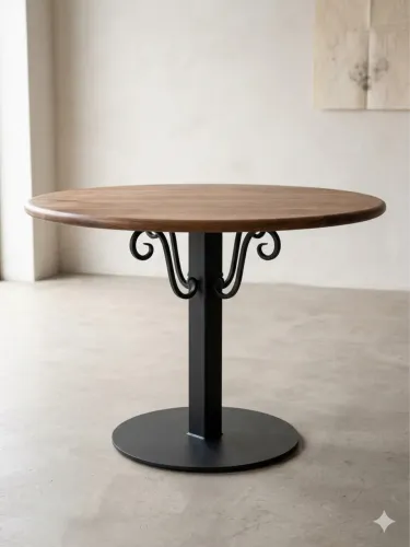 Mesa estilo industrial ornamental