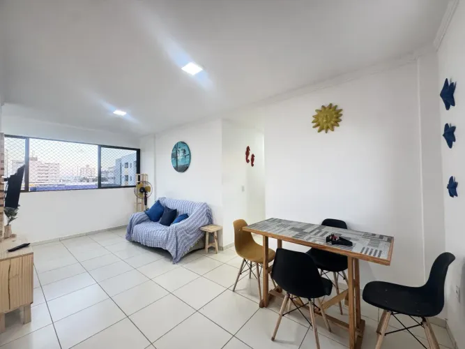 Apartamento Mobiliado para Temporada em Cabedelo, Jardim Camboinha, 2 dormitórios, 1 suíte
