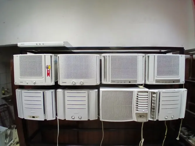 Ar condicionado 7.500 a 12mil btus 127 e 220 volts Higienizado e garantia Controle remoto