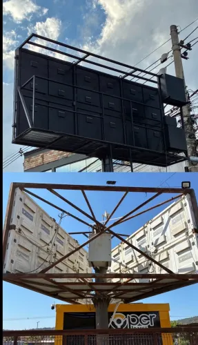 Painel De Led Outdoor (3 Telas)