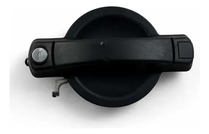 Maçaneta Externa Porta Diant Esquerda Fiat Doblo 2015 2020 Preto Traseira