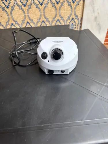 1 MOTOR PORQUINHO LIXADEIRA UNHA ELÉTRICA PROFISSIONAL BRANCO