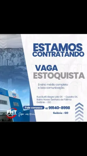 Vaga para Estoquista!