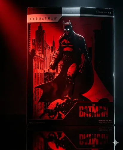 Estátua posada The Batman - Marcfalane Gold Label.