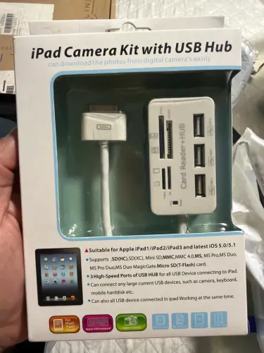 Ipad câmera kit with USB hub