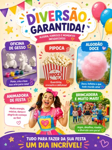 Aniversário é festa 