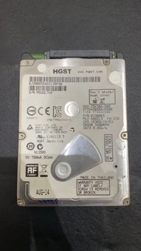 HD de Notebook 500GB SATA 2,5