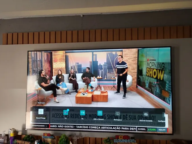 Tv 65 polegada Smith 4k $ 2.400 nova ( faço entrega ,)