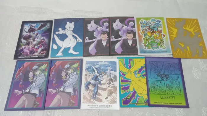 Onze slleves Pokémon tcg variados originais