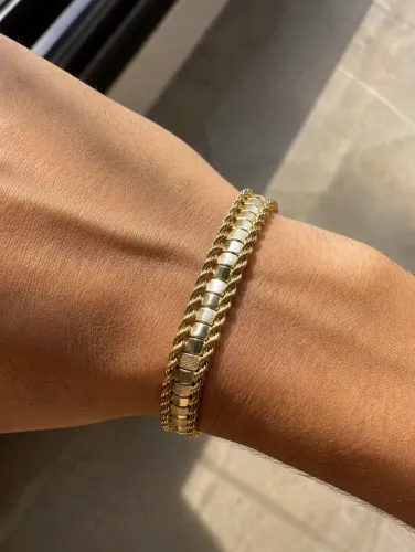 Pulseira de ouro 18k