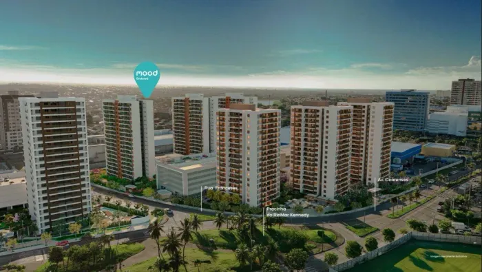 Apartamento para Venda em Fortaleza, Presidente Kennedy, 2 dormitórios, 1 suíte, 2 banheir