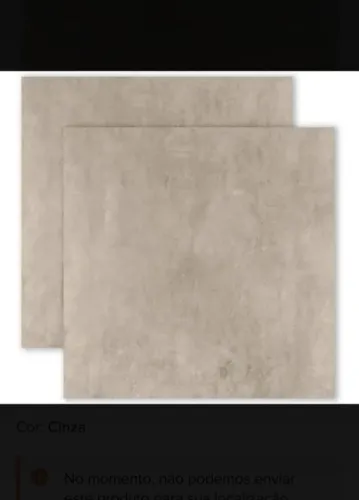 Piso Porcelanato 90x90 Portobello Cimento Queimado 14 peças
