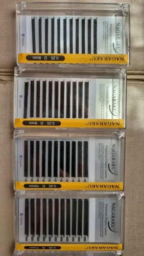 Kit Nagaraku cílios profissional NOVOS (leia descrição)
