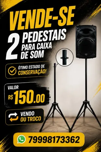 Pedestal para caixa de som