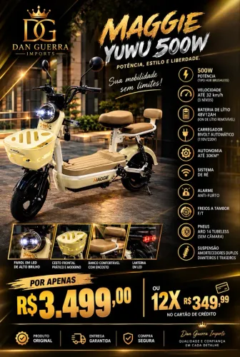 E-BIKE Maggie 500w nunca usada 0KM