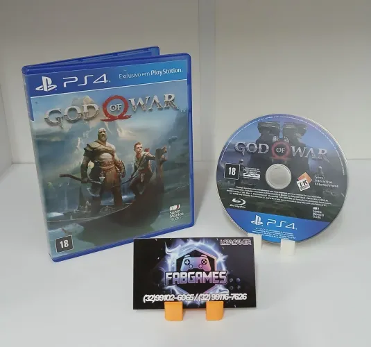 Jogo God of War para PS4 aqui na LOJA FABGAMES 