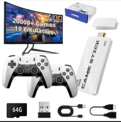 Vídeo gamer stick pro m15 4k 64 gb