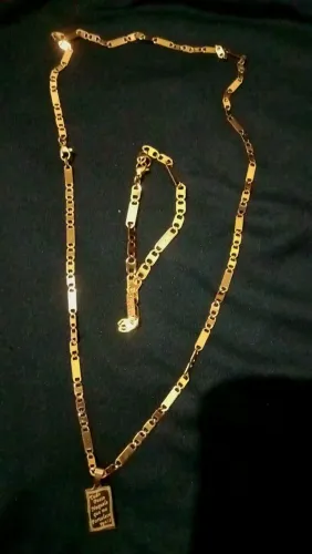 Kit corrente mais Corrente aço inoxidável pegar  ceasa 