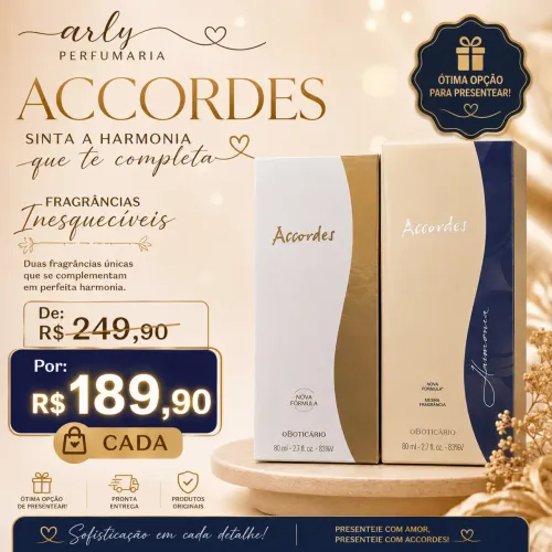Perfume Feminino ACCORDES (cada)