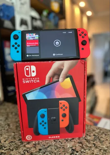 Nintendo Switch Oled Desbloqueado - Seminovo